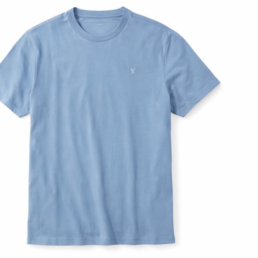 American Eagle Super Soft Tee XL Blue Standard Fit T-Shirt
